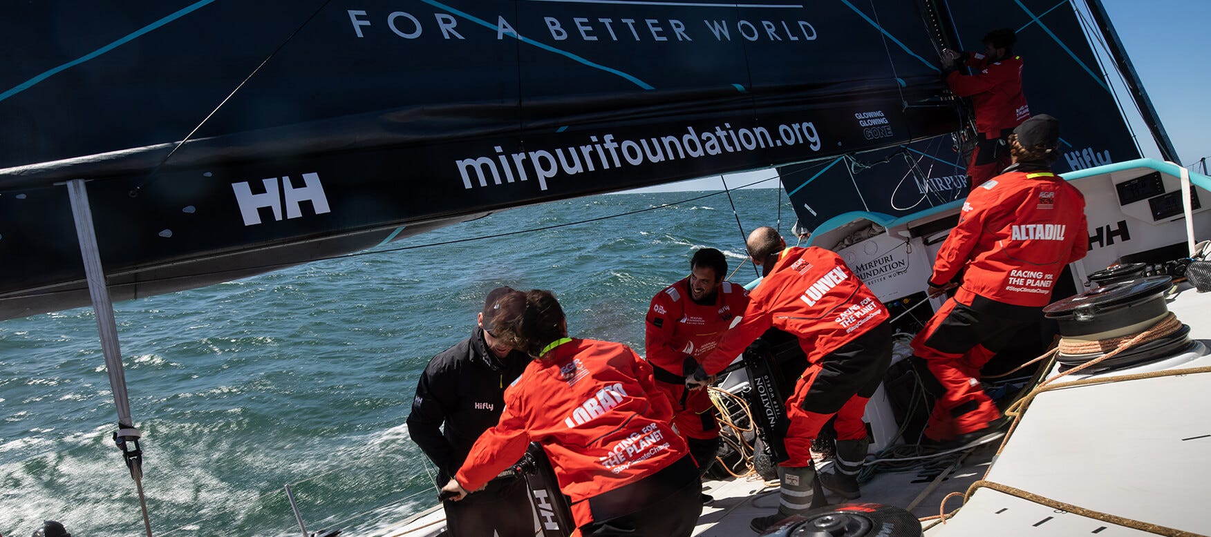 Teaming up with Mirpuri for the Ocean Race Europe. Photo: Martin Keruzoré