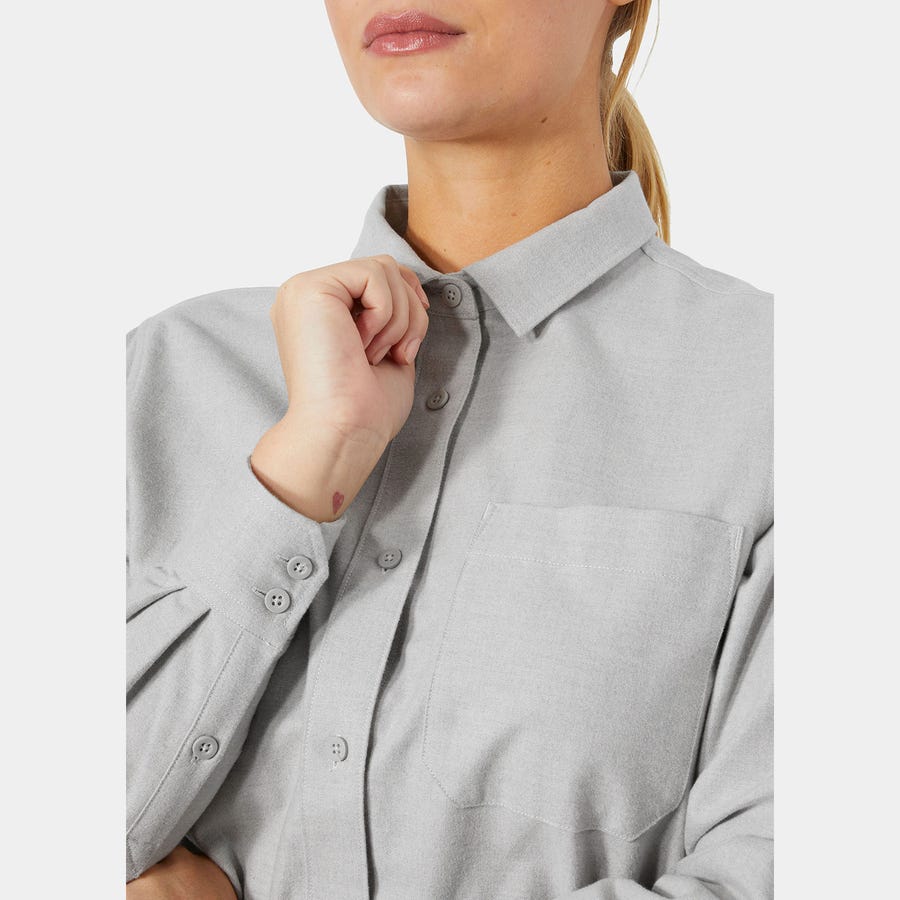 Women's Organic Flannel Shirt Dress